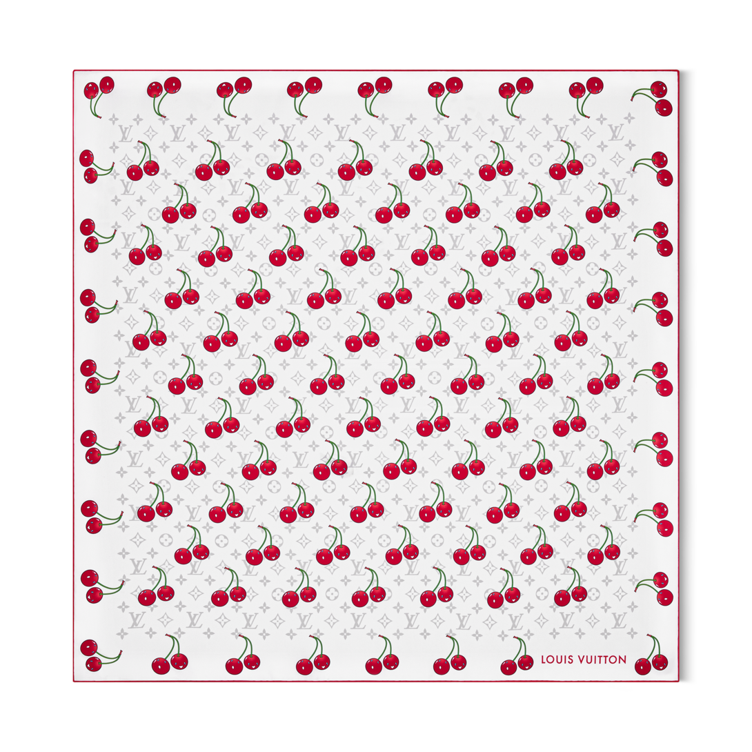 LV x TM Monogram Cerise Square 90 S00 - Women - Accessories